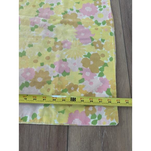 VTG Dan River Dantrel Full Sheet Set 70s Flower Power Hippie Boho Faded - Picture 5 of 16